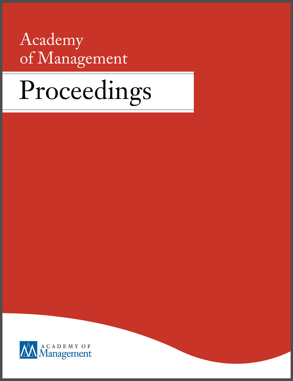 Academy of Management Proceedings cover