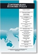 Contemporary Economic Policy journal cover