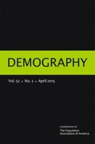 Demography journal cover
