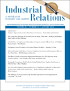 Industrial Relations economy society cover